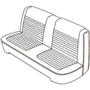 Front Split Bench Seat Upholstery - 1966 Dart 270